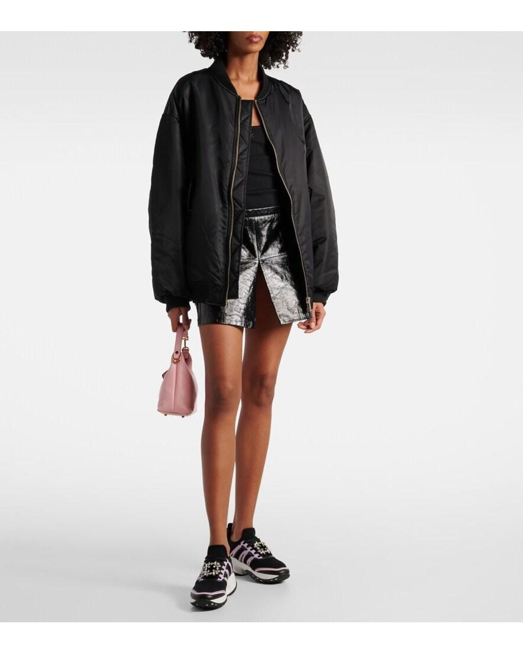 Roger Vivier Black Viv Run Mesh Sneakers