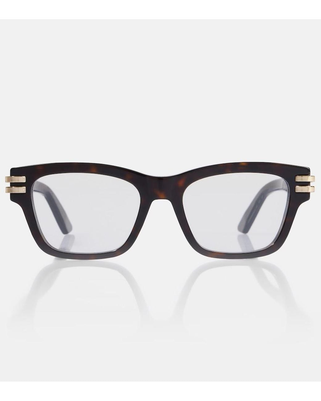 Dior Brown Cdioro S2I Rectangular Glasses