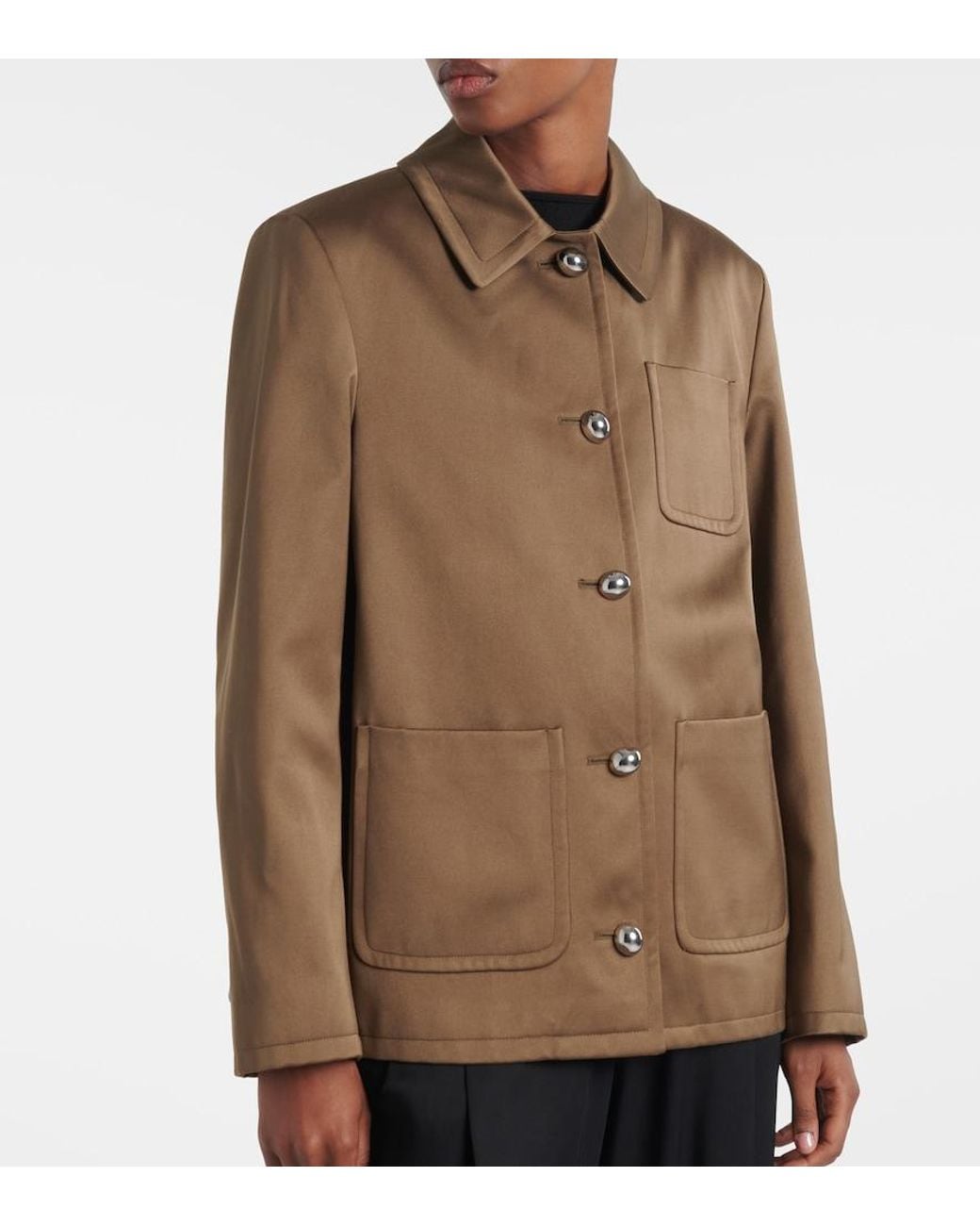 Altuzarra Brown Bart Single-Breasted Jacket