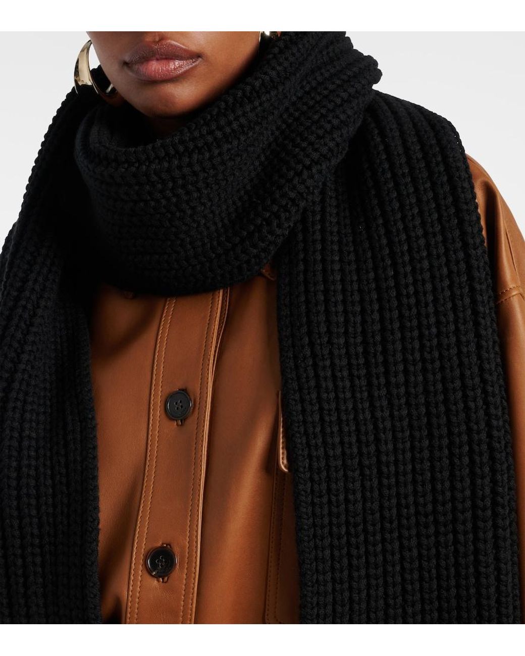 Sciarpa di Saint Laurent in Black