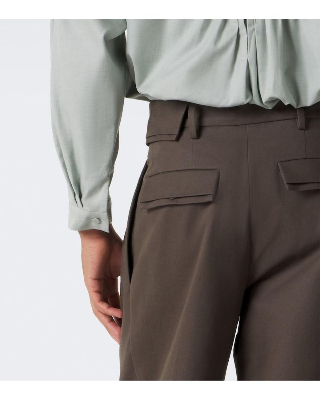 Kiko Kostadinov Brown Dieze Cotton Wide-Leg Pants for men