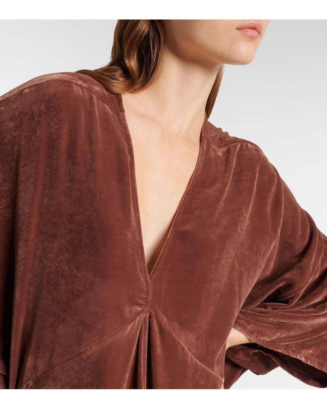 Rick Owens Brown Maxi Dress
