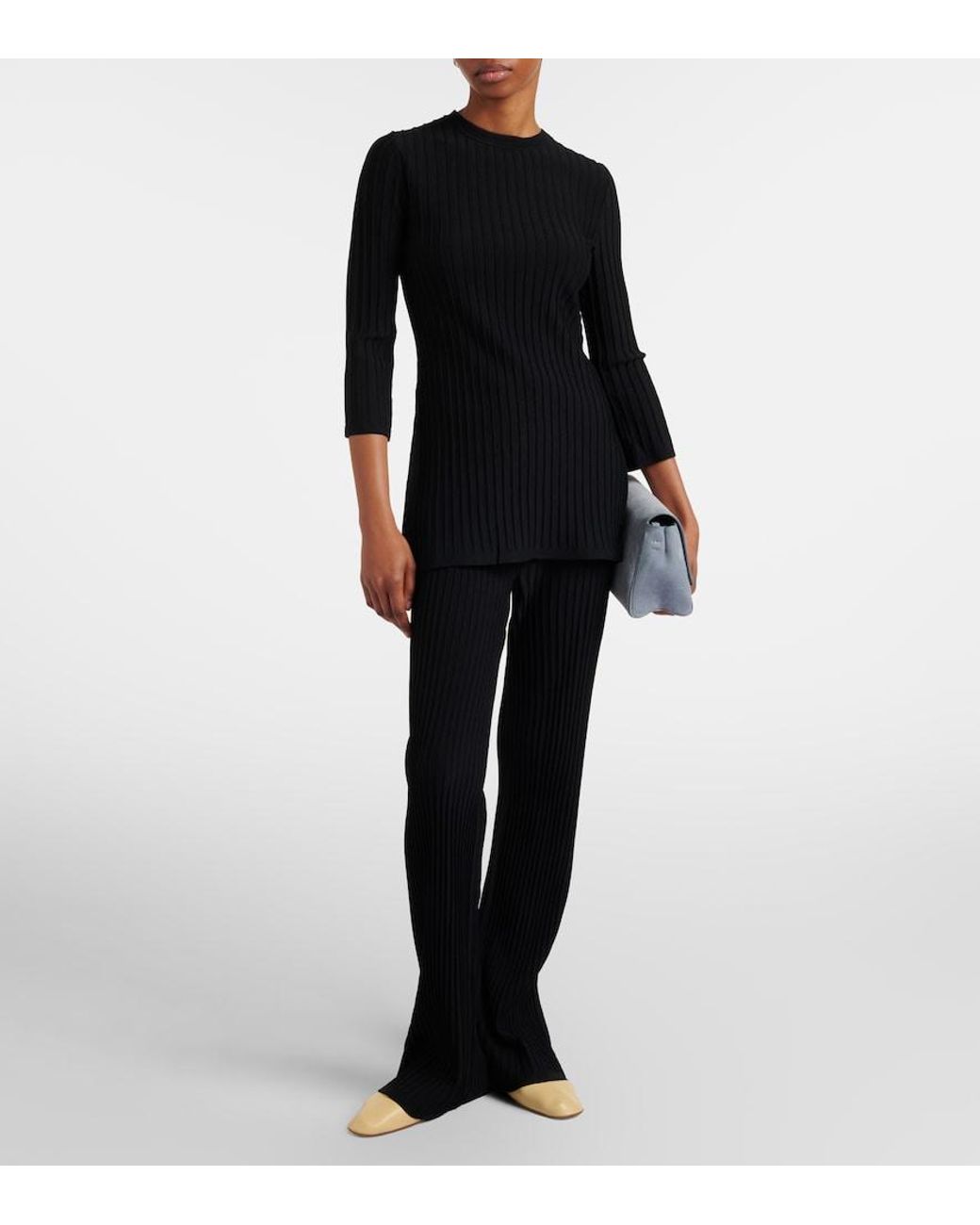 Max Mara Black Aderire Top
