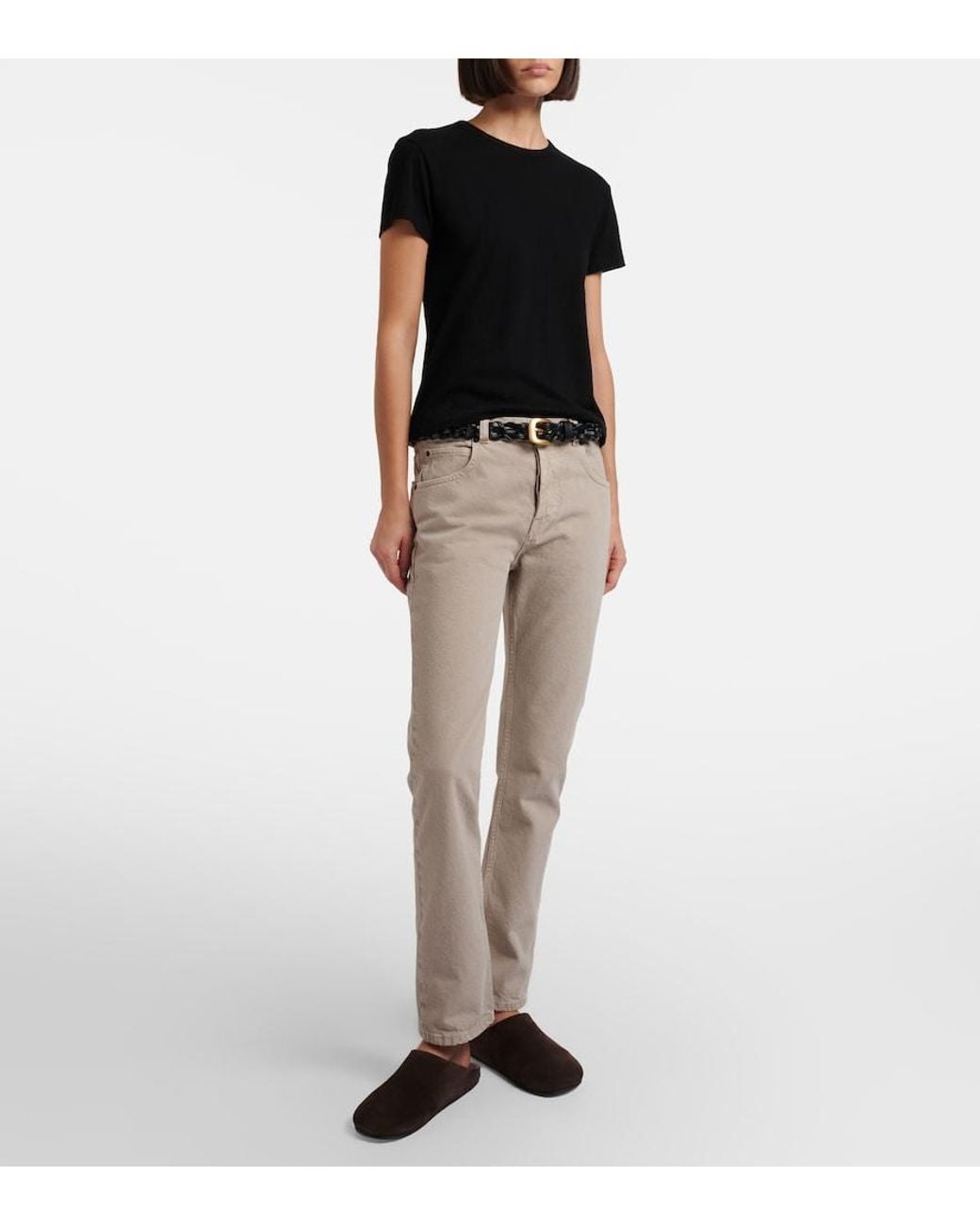 The Row Natural Riaco Slim-Fit Jeans