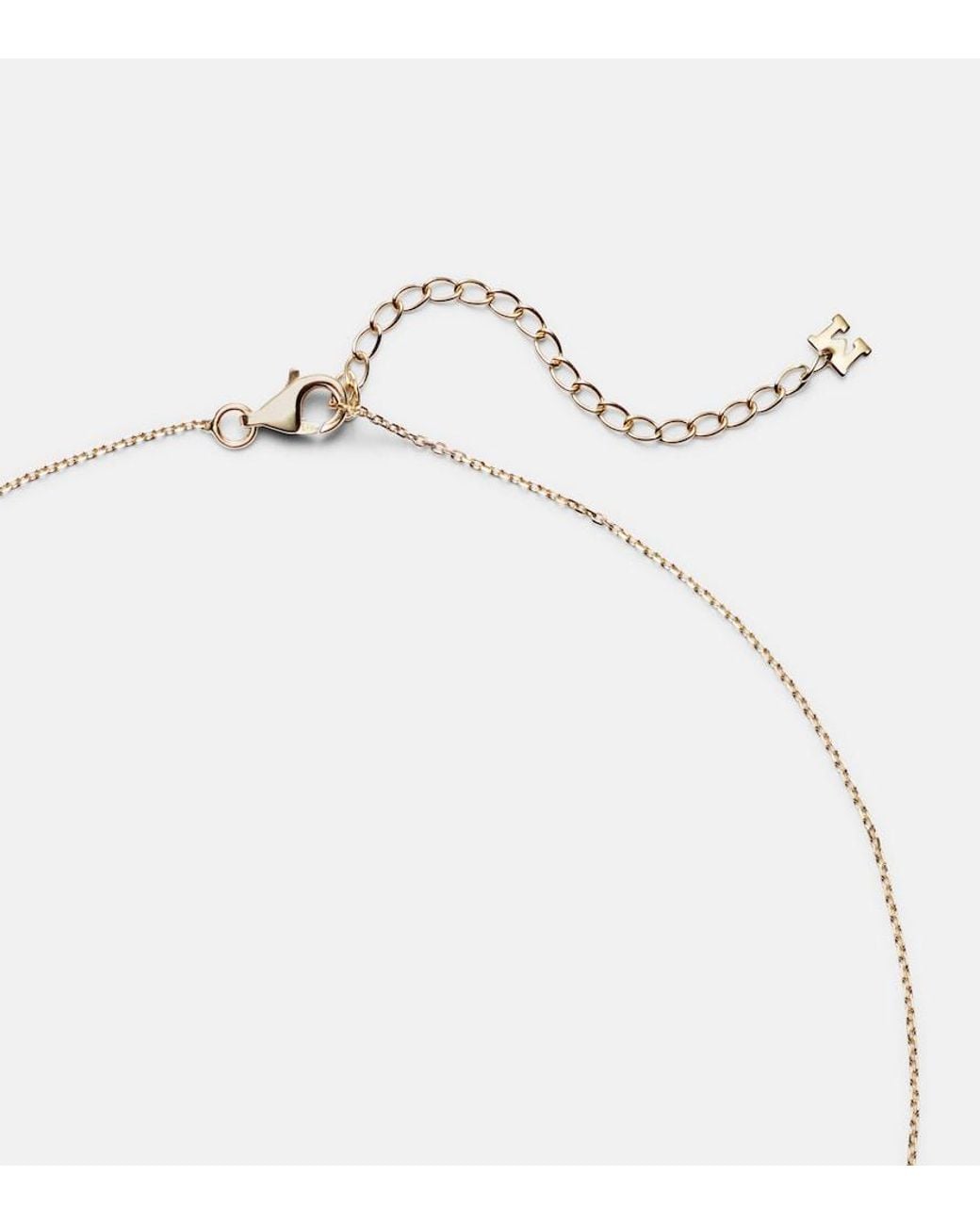 Mateo White Cluster 14Kt Pendant Necklace With Pearls And Diamonds