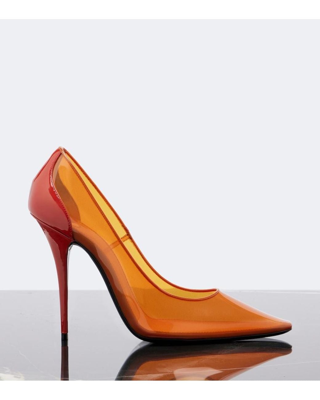 Saint Laurent Orange Folie Tpu Pumps