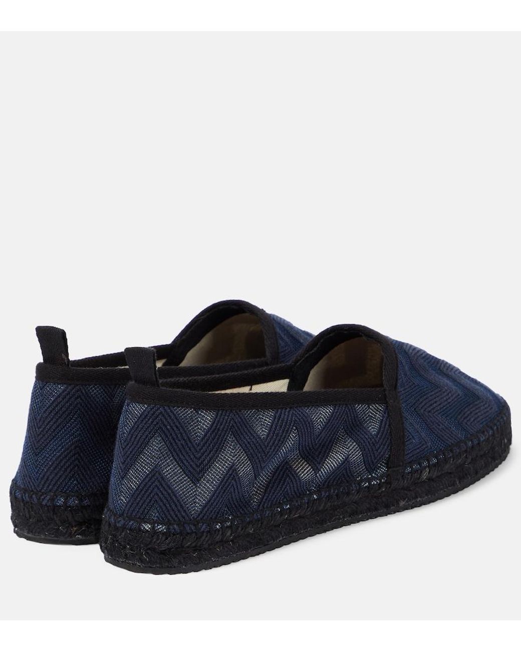 Missoni Blue Espadrilles Elle Zig Zag