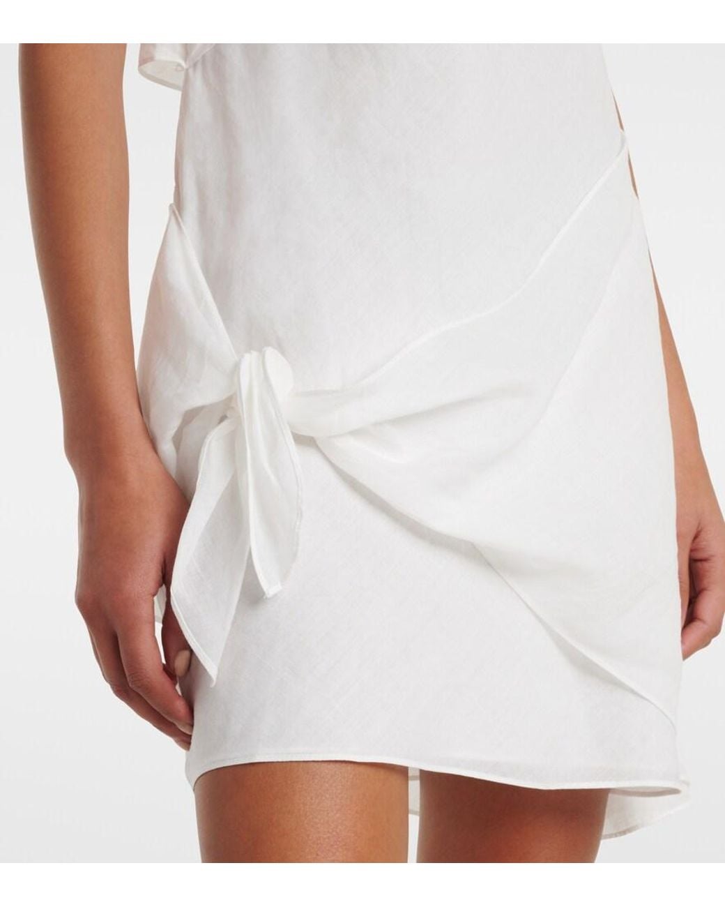 Sir White Rosalia Wrap Dress