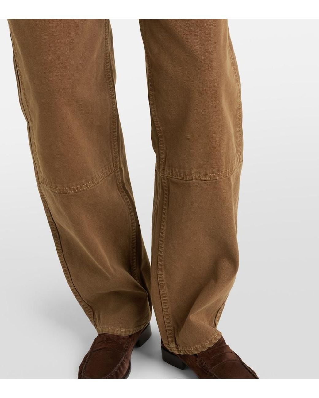 SLVRLAKE Denim Brown Tess Tapered Jeans