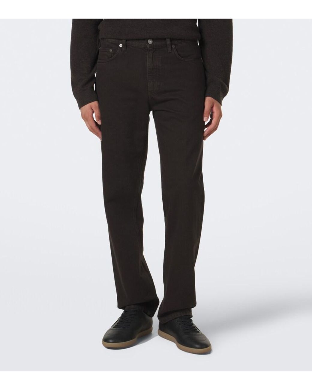 Zegna Black Roccia Straight Jeans for men