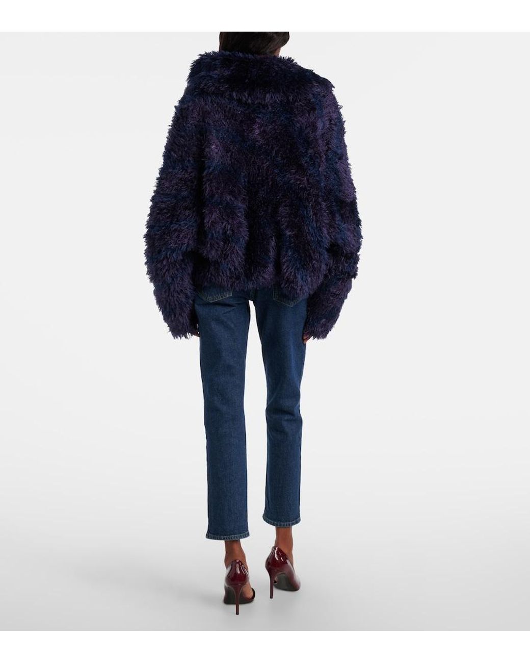 FRAME Blue Borrowed Cropped Straight Jeans
