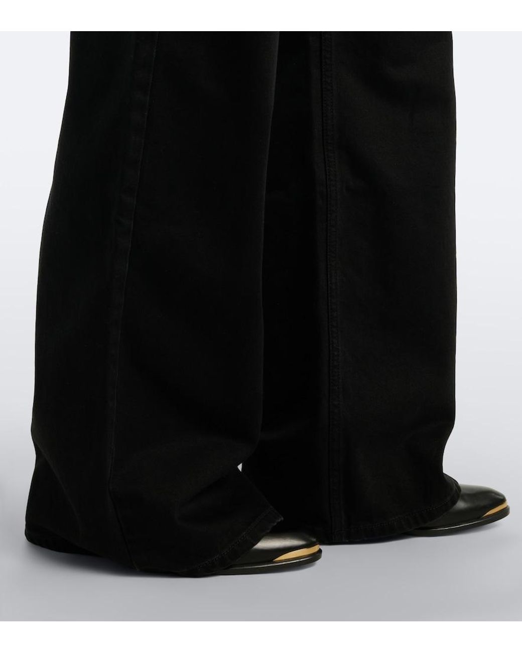 Isabel Marant Black Lemony Wide-Leg Jeans