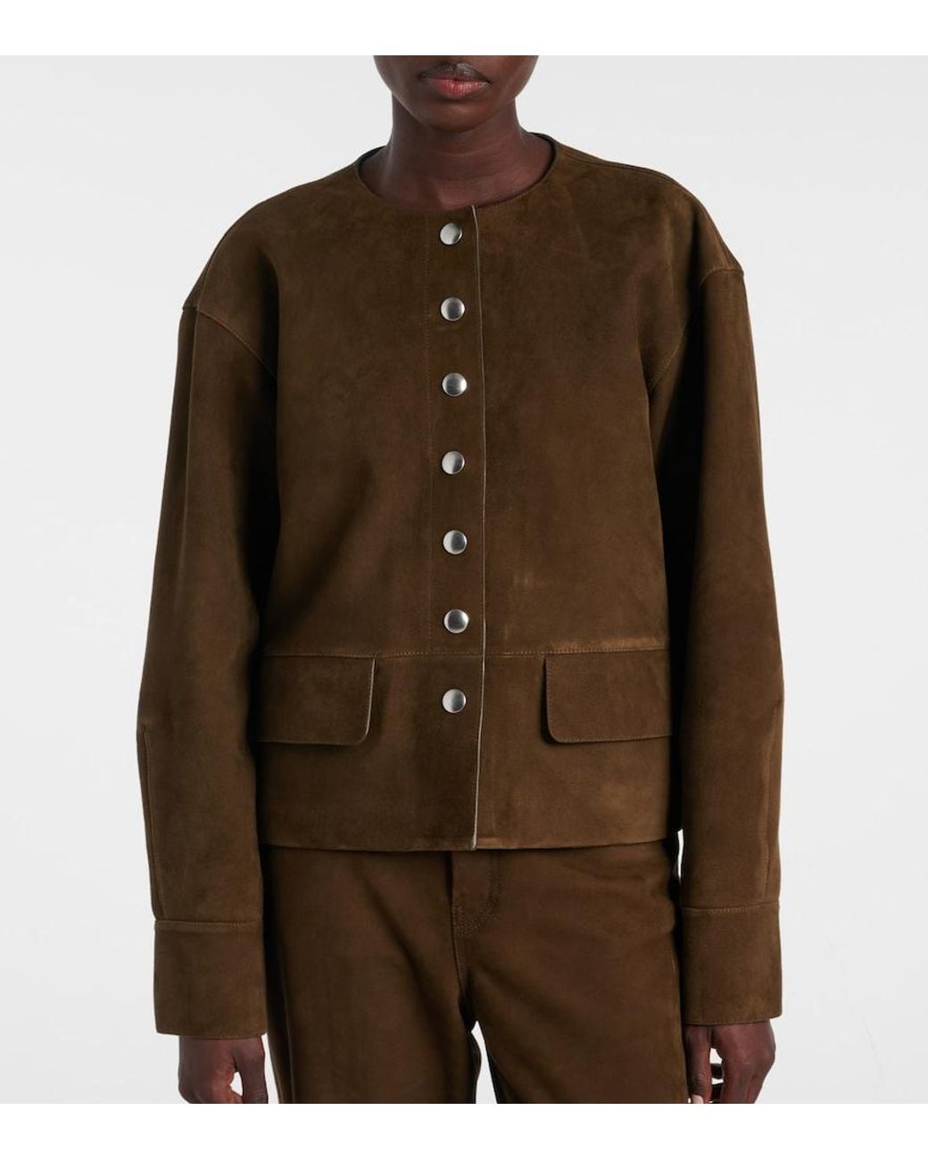 Proenza Schouler Brown Robin Suede Jacket