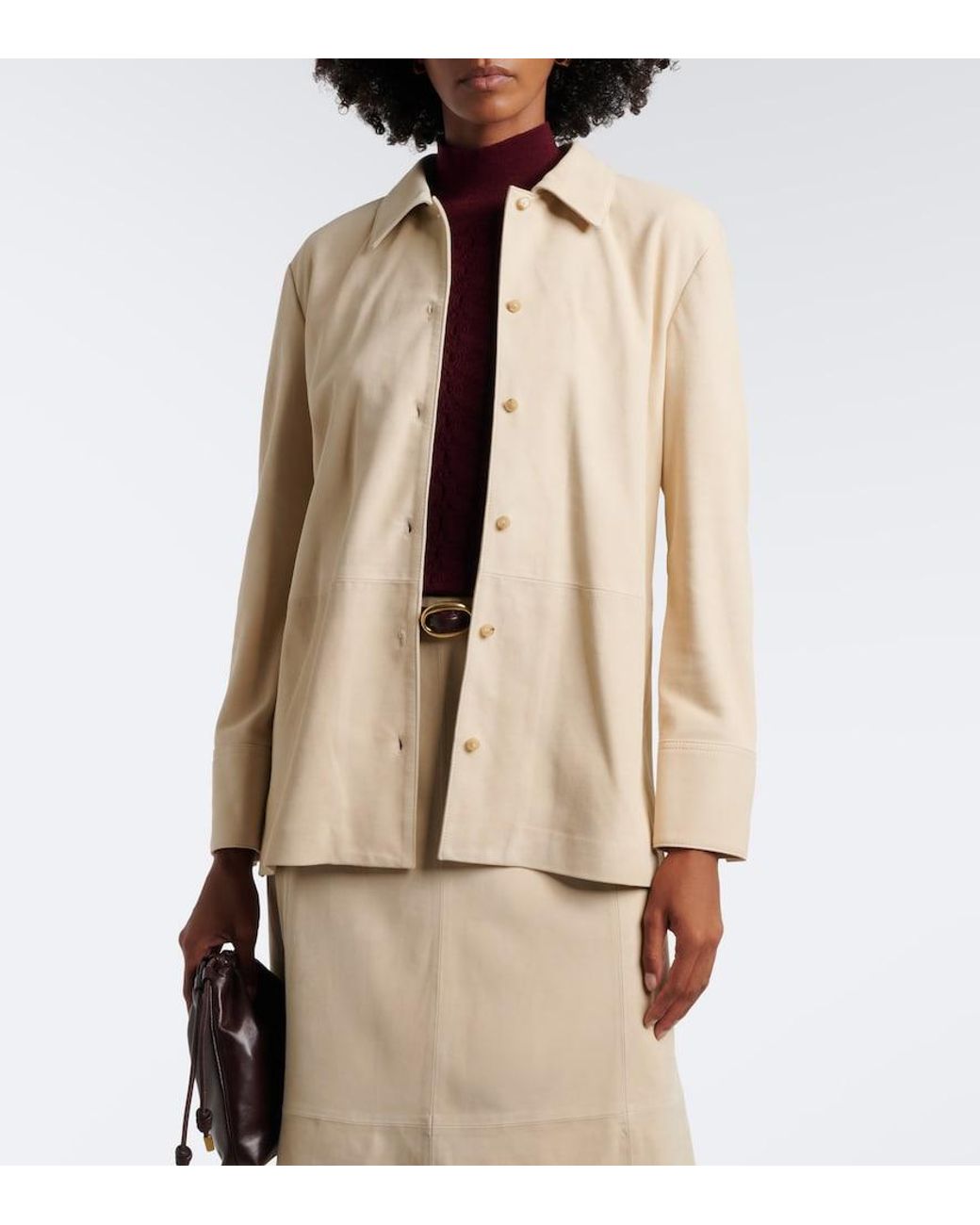 Vince Natural Suede Jacket