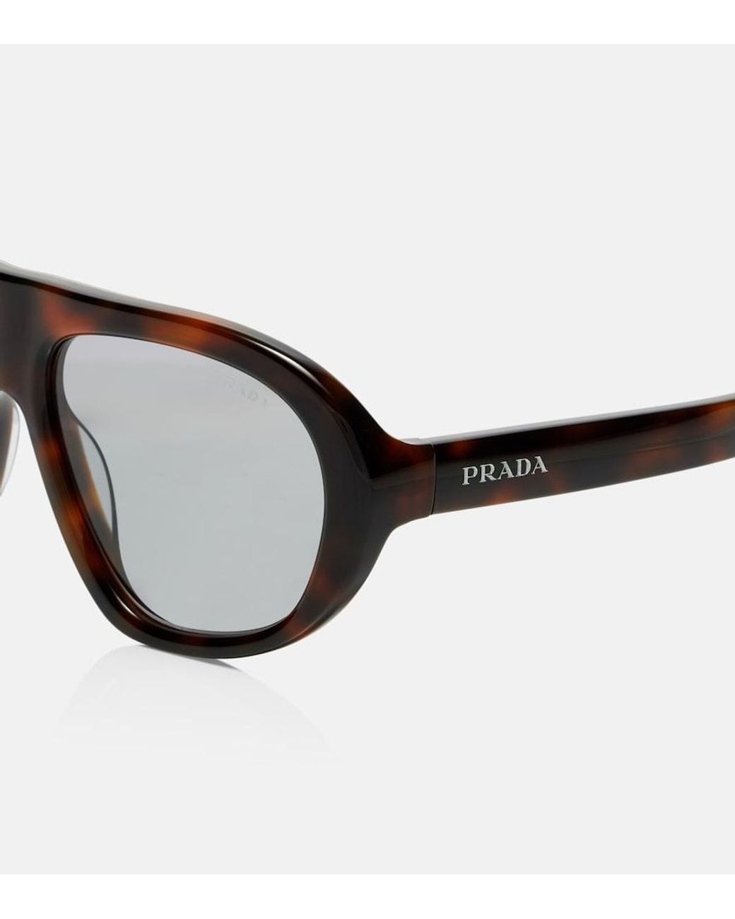 Prada Brown Aviator-Sonnenbrille