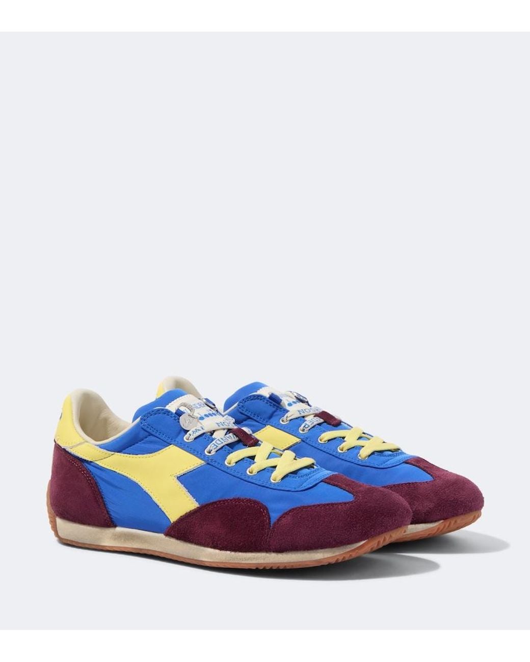 J.W. Anderson Blue X Diadora Equipe Leather Sneakers for men