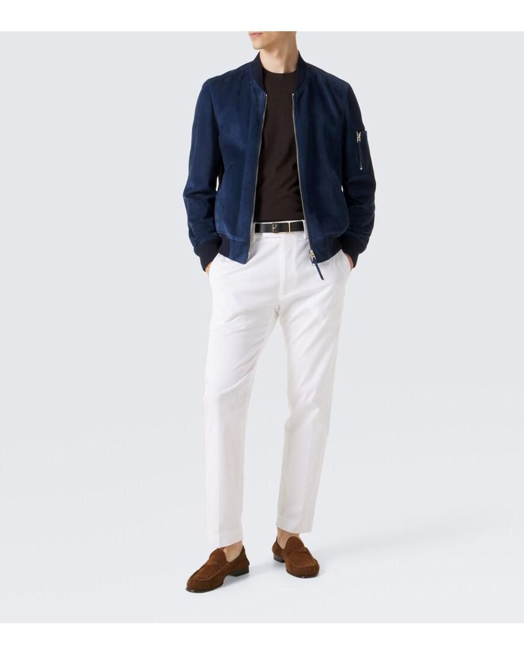 Tom Ford Black Cashmere And Silk T-Shirt for men