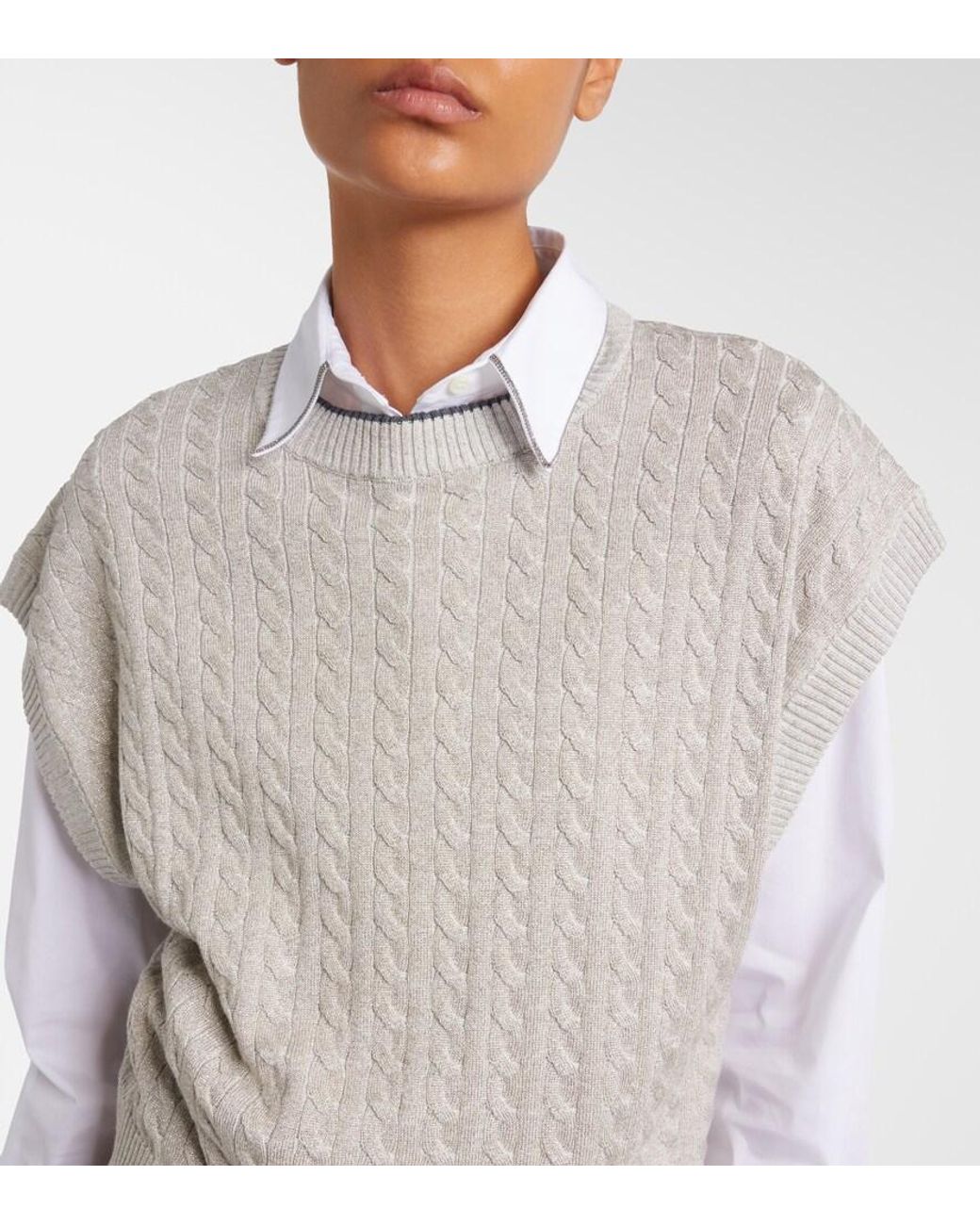 Pullover di Brunello Cucinelli in White