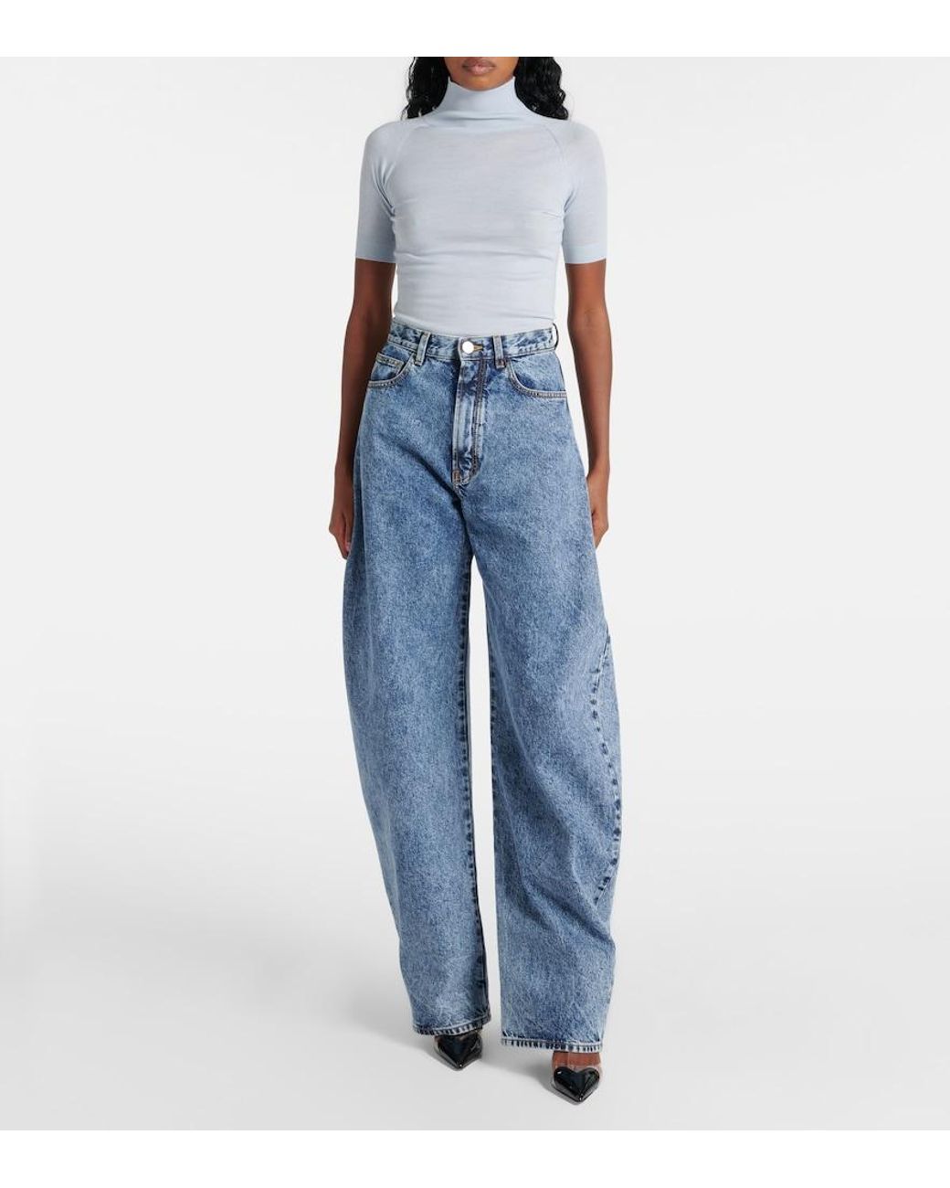 Alaïa White Wool Bodysuit