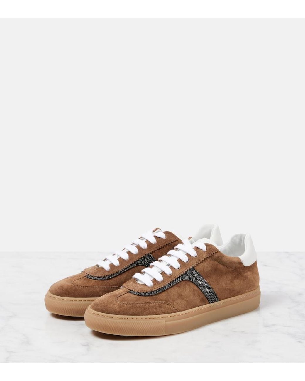 Brunello Cucinelli Brown Sneakers
