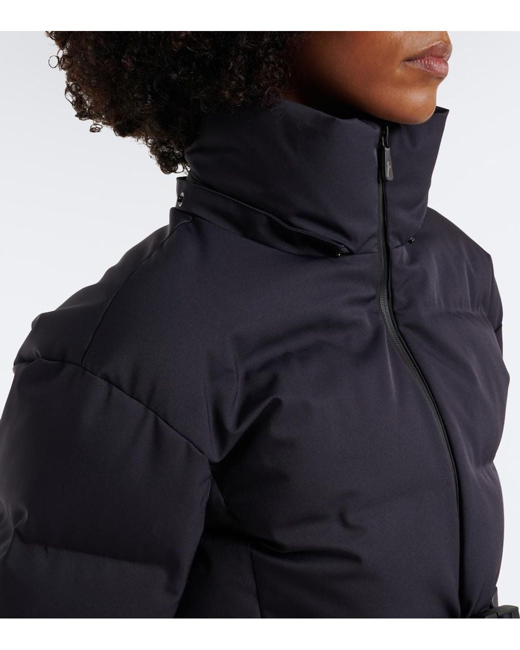Moncler Blue Tolima Belted Down Ski Jacket