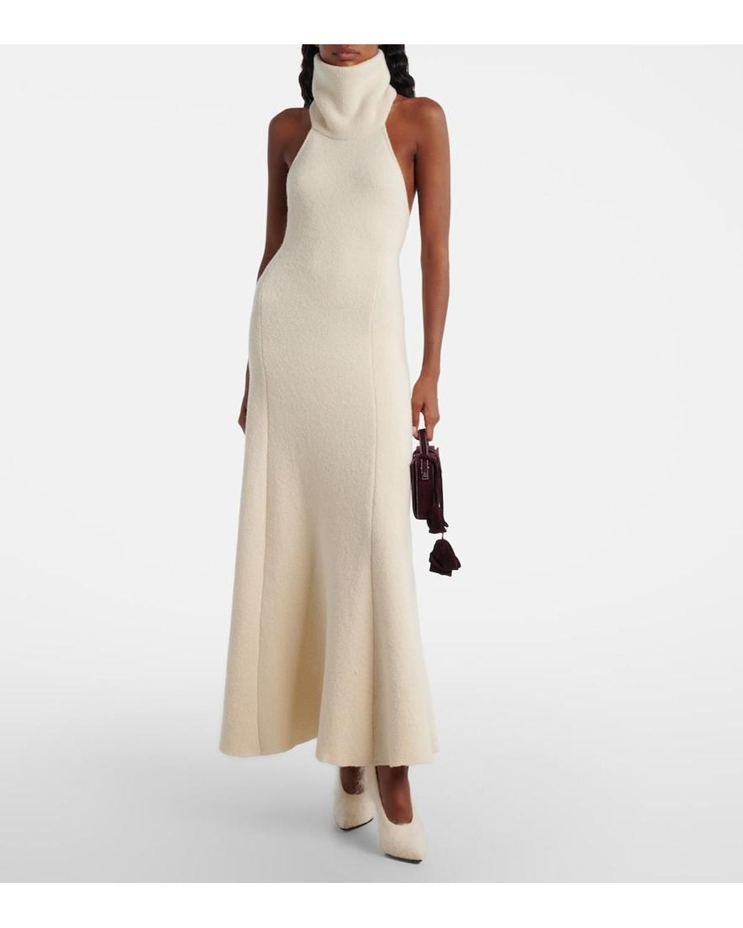 Magda Butrym White Pumps Mit Leder