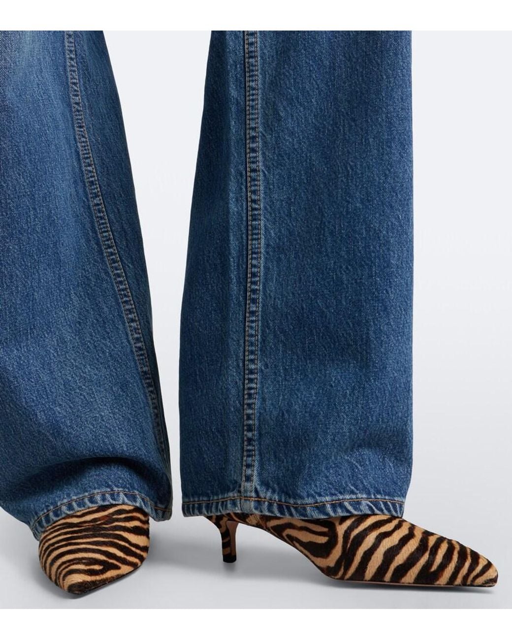 Veronica Beard Brown Lisa Printed Calf Hair Ankle Boots