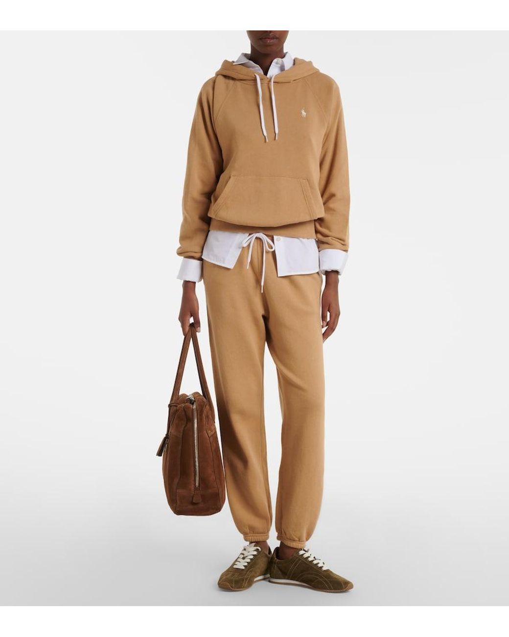 Polo Ralph Lauren Natural Cotton-Blend Jersey Sweatpants