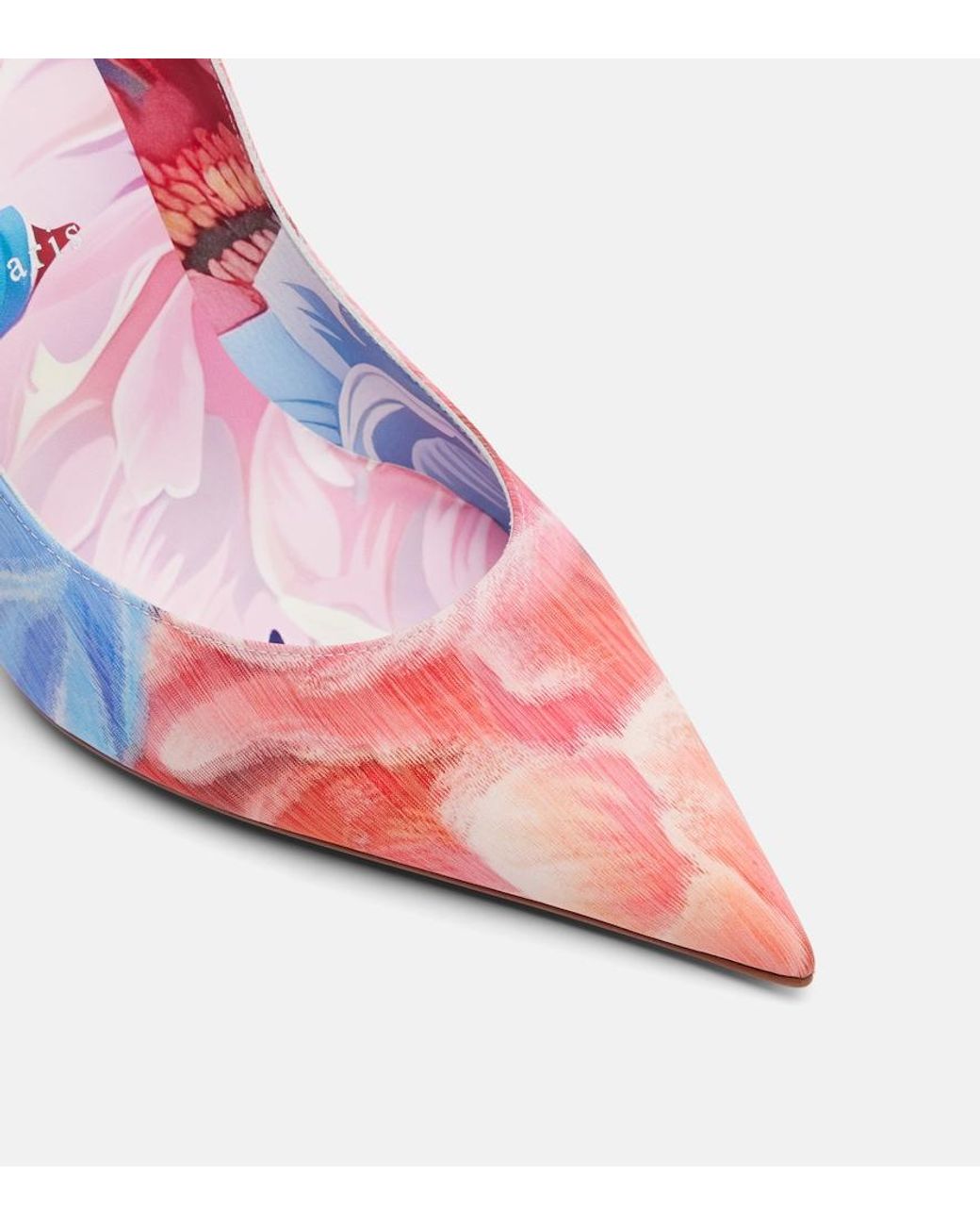 Christian Louboutin Pink Miss Z Floral Chine Pumps