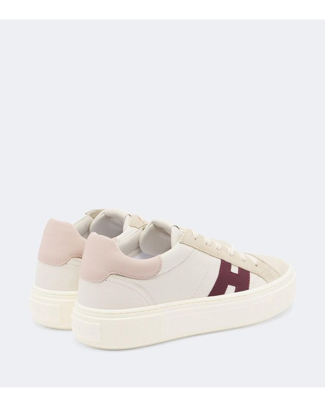 Hogan Natural Crosswind Leather Sneakers