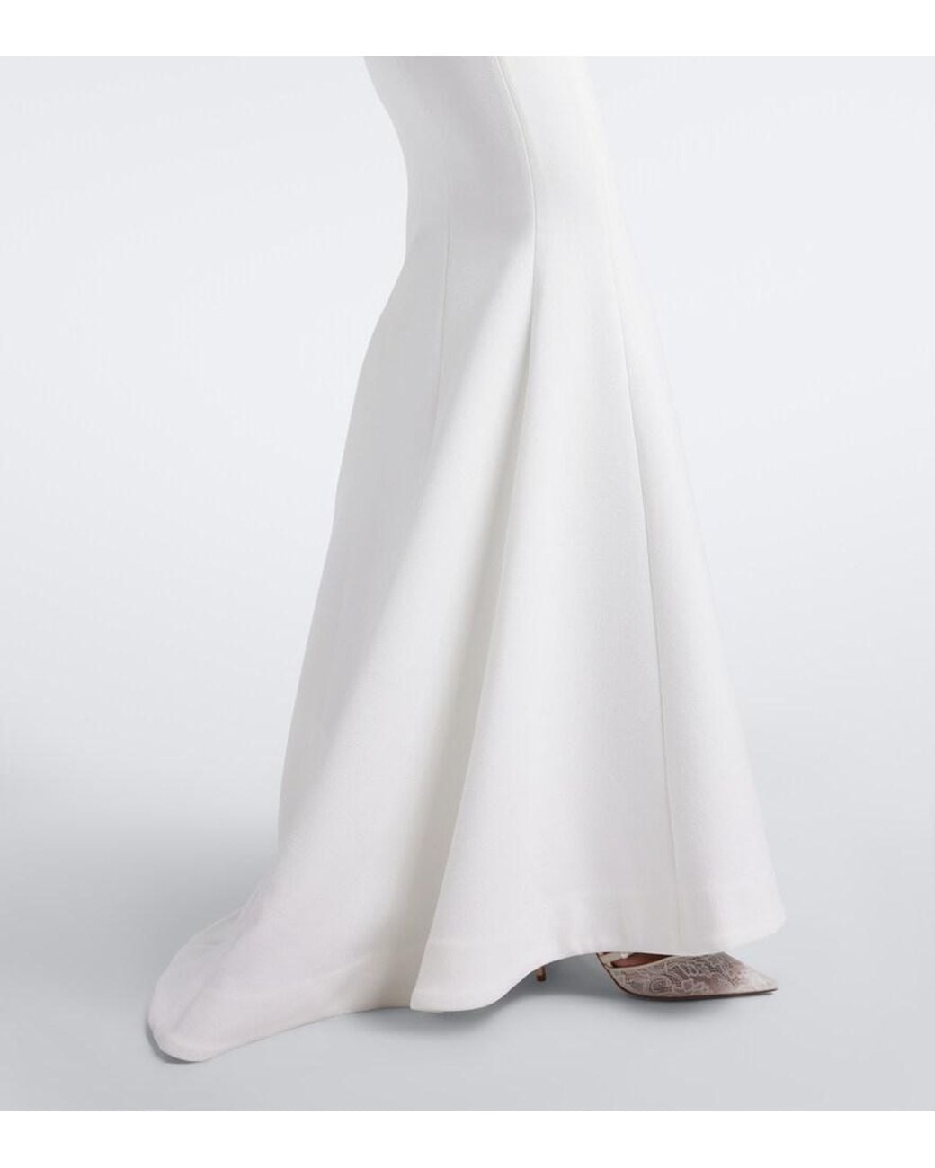 Rebecca Vallance White Andre Embellished Gown