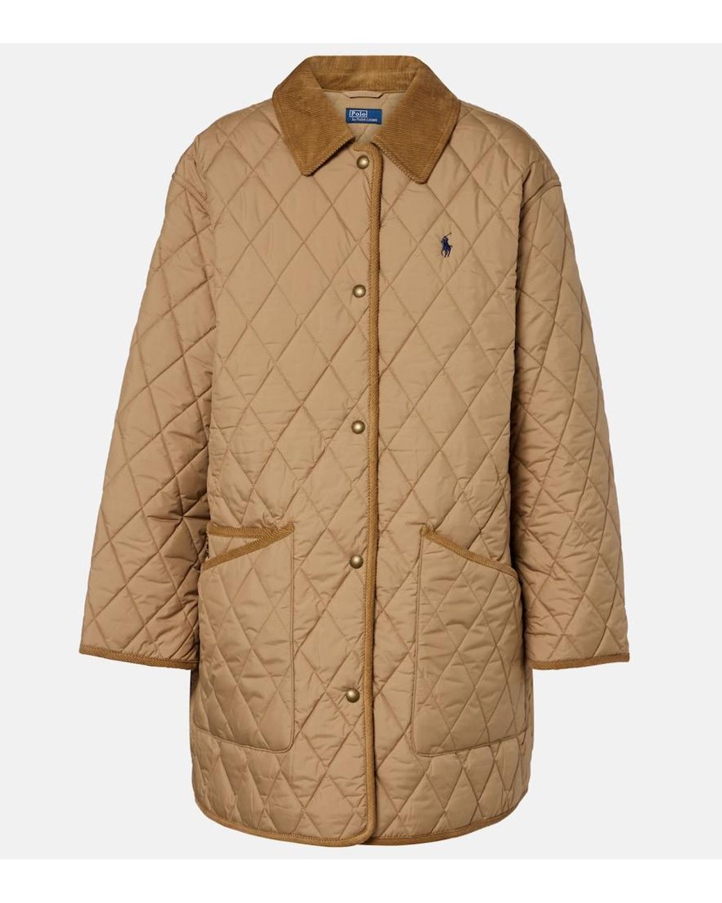 Polo Ralph Lauren Natural Quilted Coat
