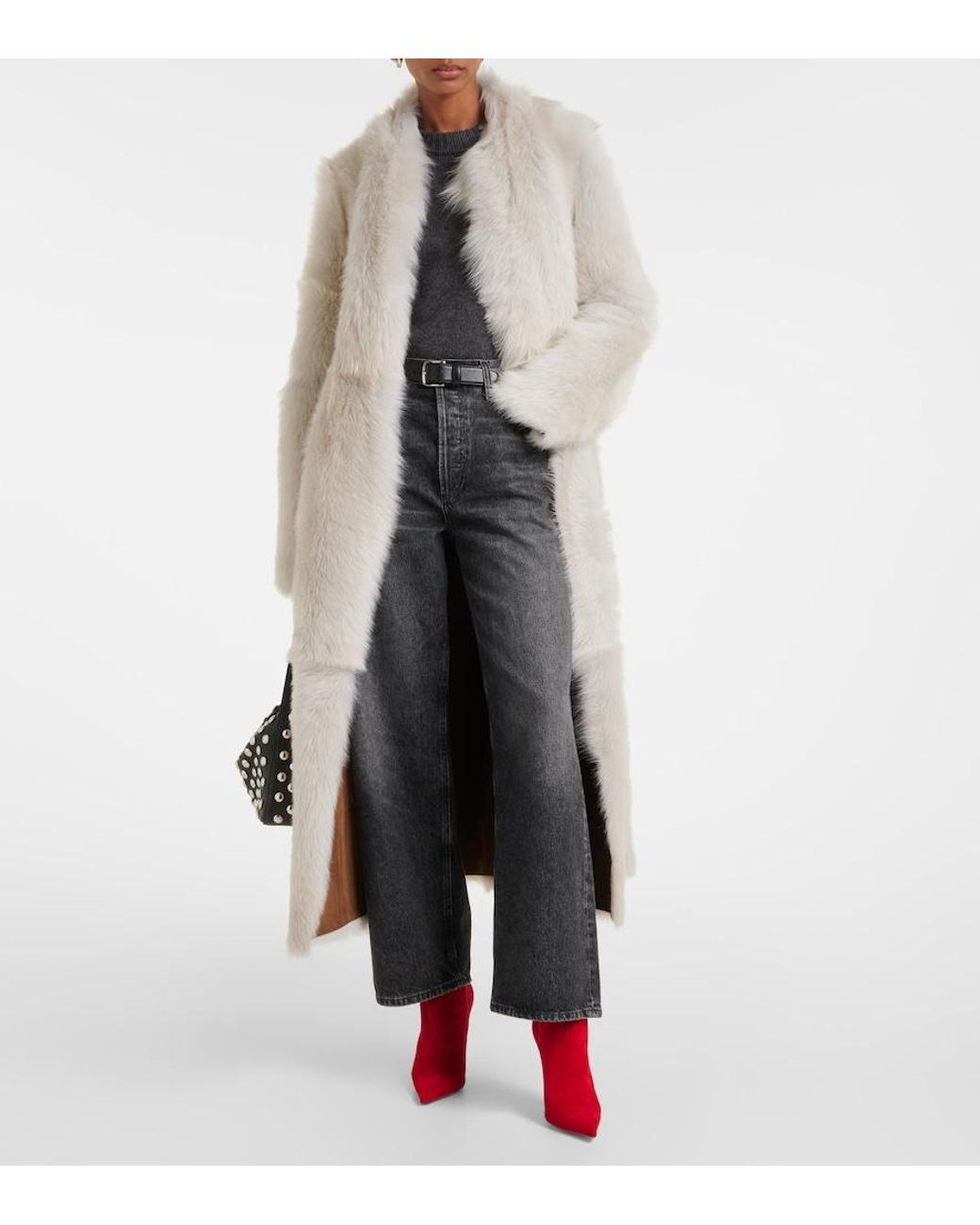 Christian Louboutin Red Kate Max 100 Suede Ankle Boots