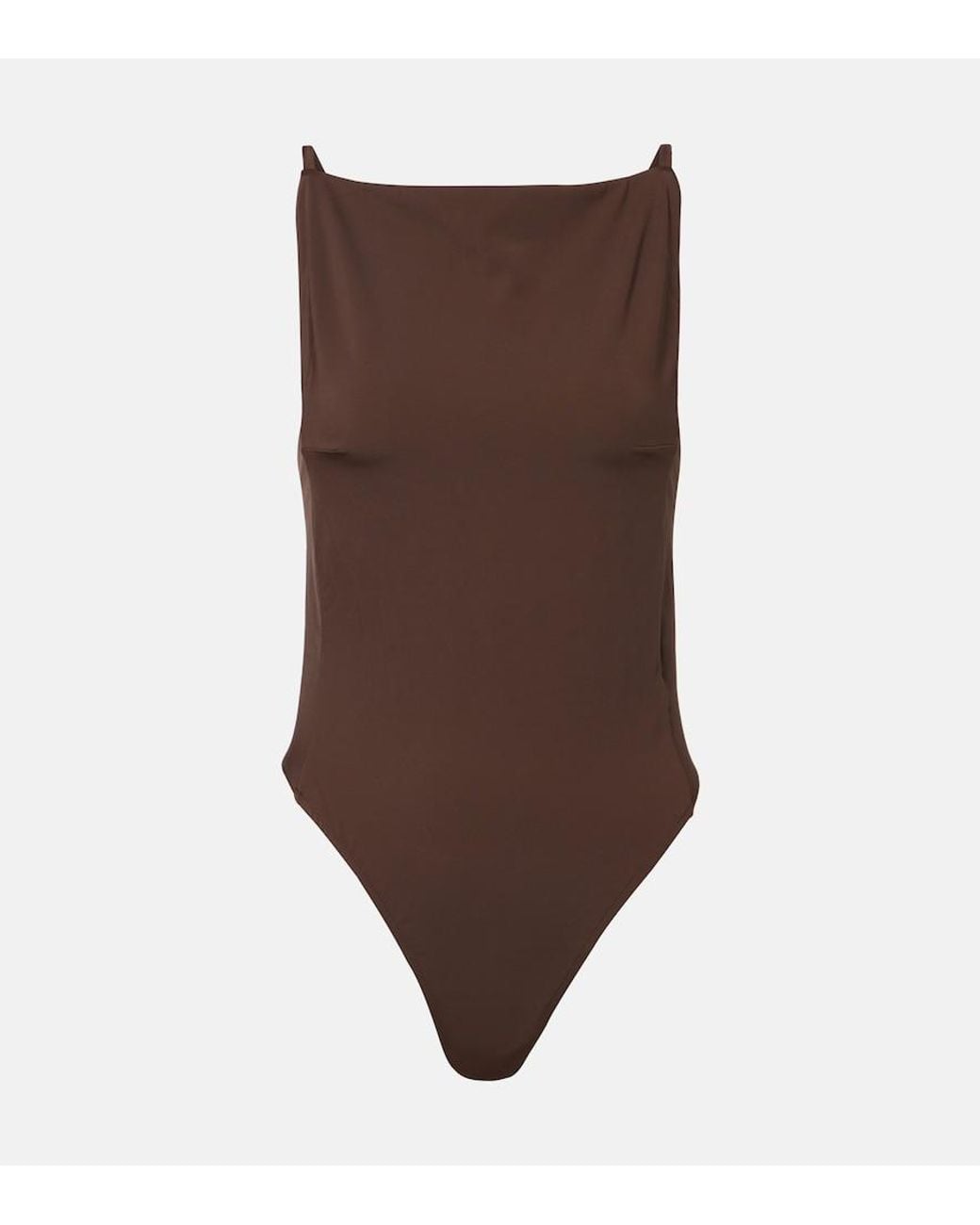 Jacquemus Brown Sole Swimsuit