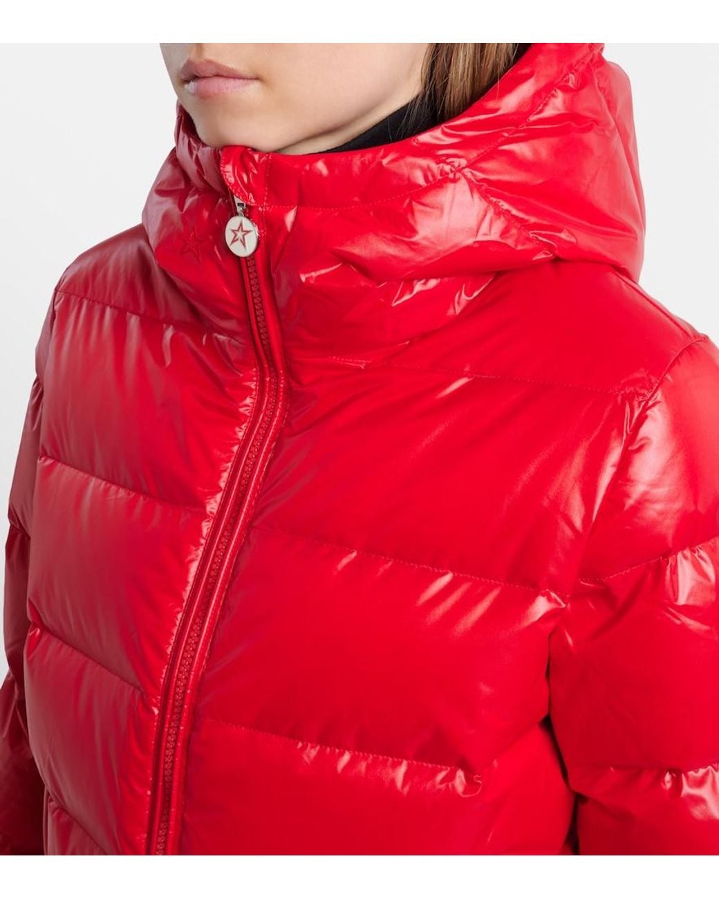 Perfect Moment Red Polar Flare Down Ski Jacket