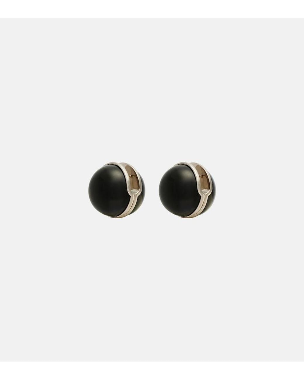 Alaïa White Ohrringe Sphere