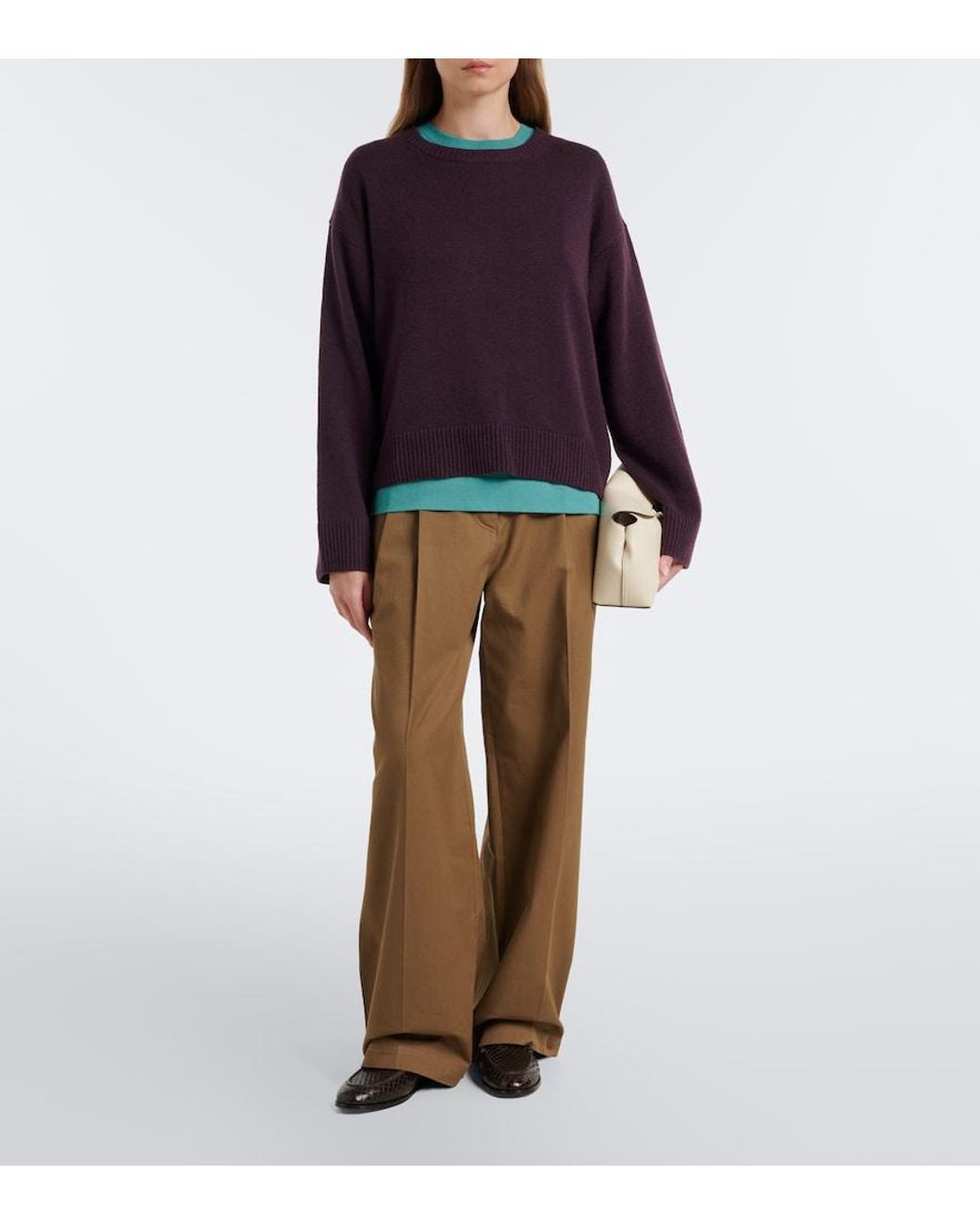 Jardin Des Orangers Purple Cashmere Sweater