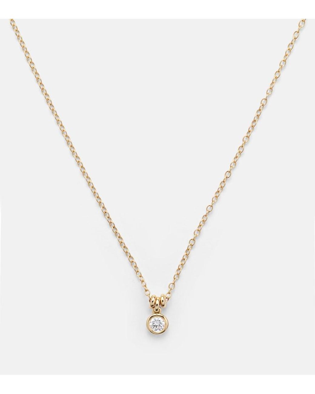 Spinelli Kilcollin White Amirah 18Kt Pendant Necklace With Diamonds