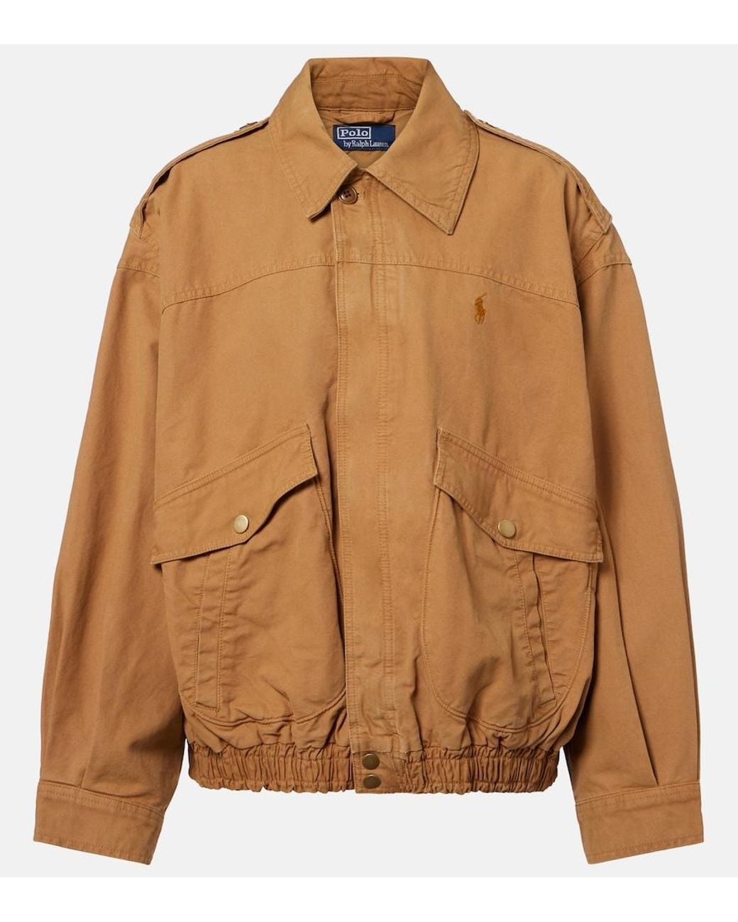 Polo Ralph Lauren Brown Cotton Blouson Jacket