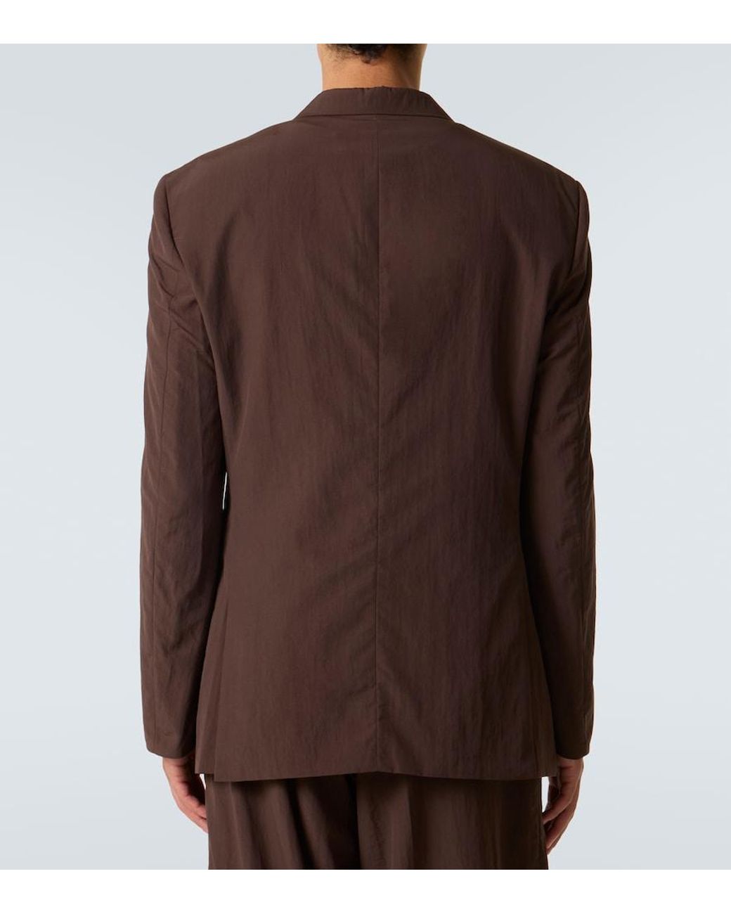 ERL Brown Single-Breasted Suit Jacket for men