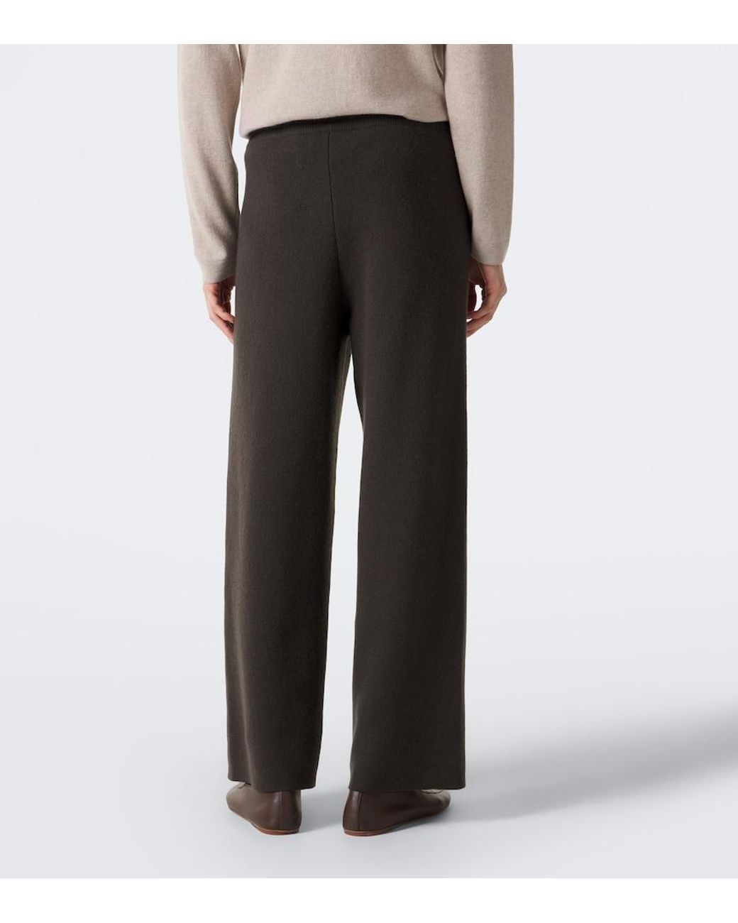 Lisa Yang Gray Parker Cashmere Straight Pants for men