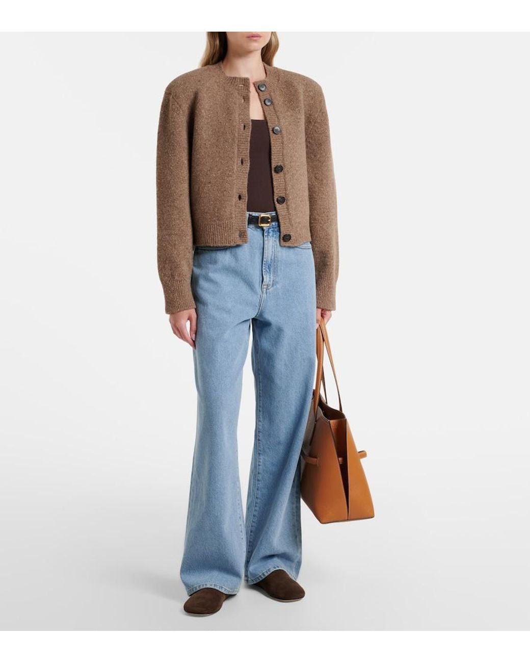 Rohe Brown Wool Cardigan
