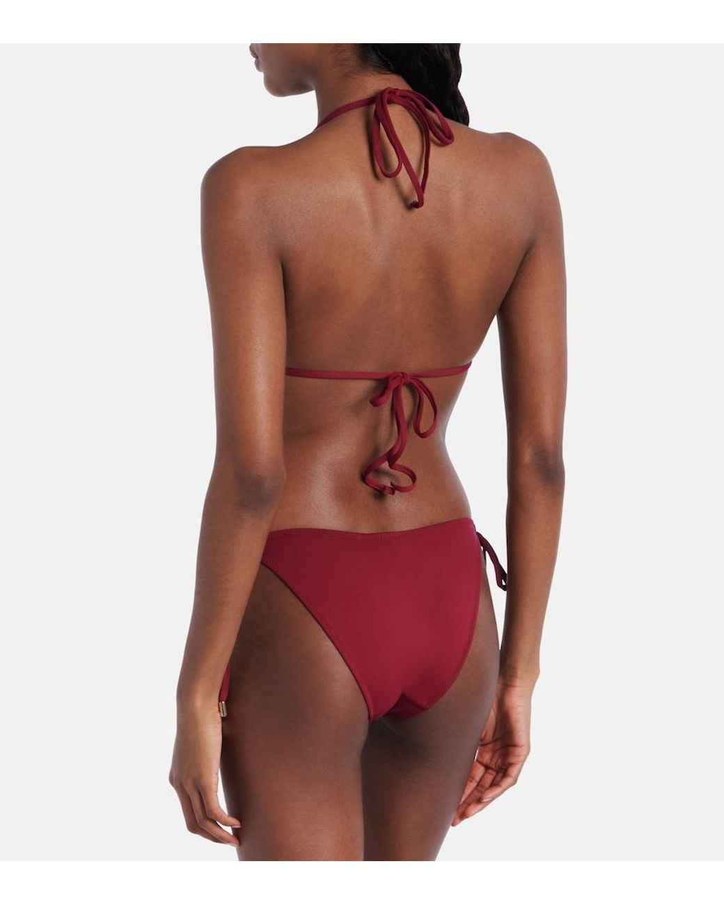 Melissa Odabash Red Bikini-Hoeschen Menorca