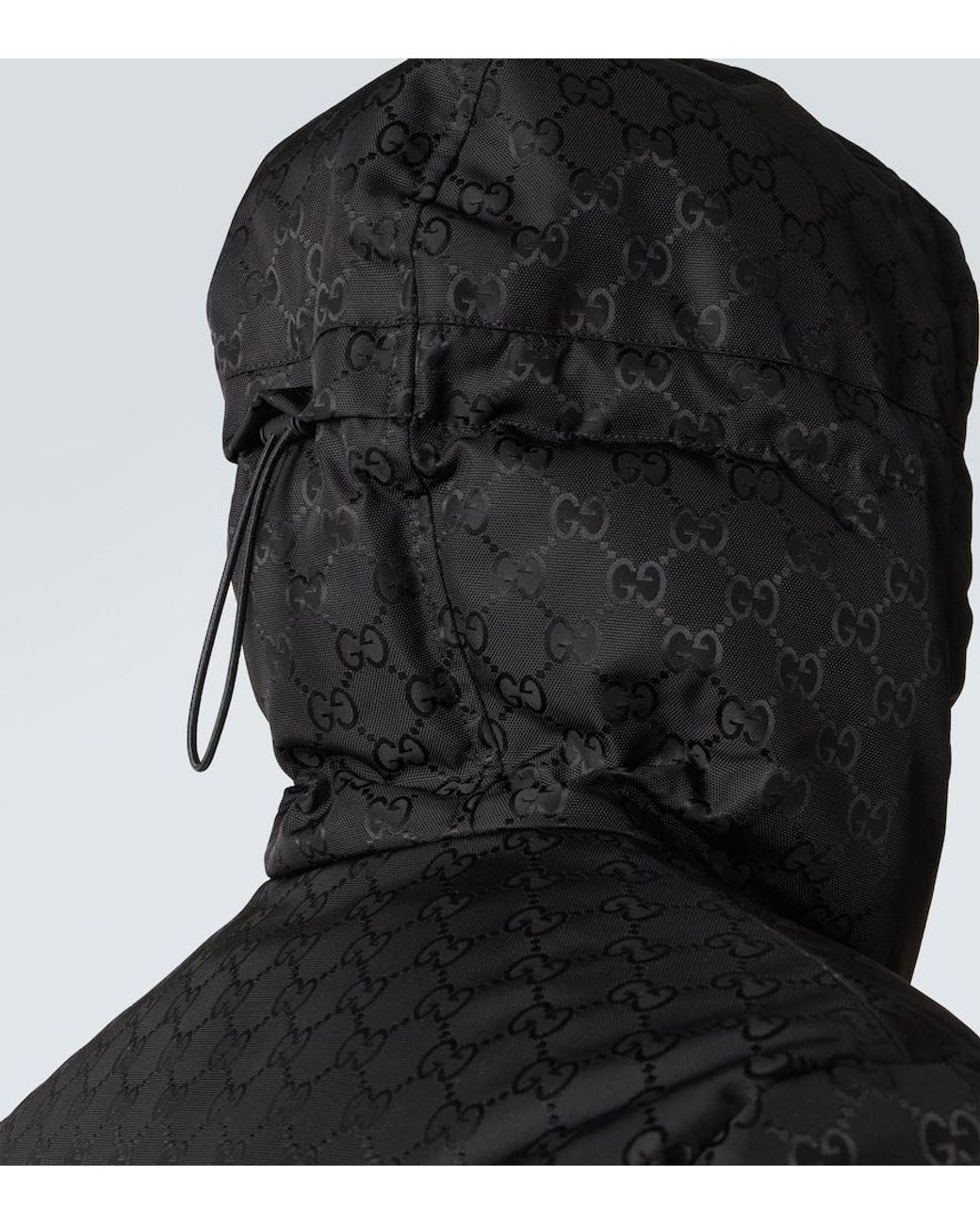 Gucci Black Gg Down Jacket for men