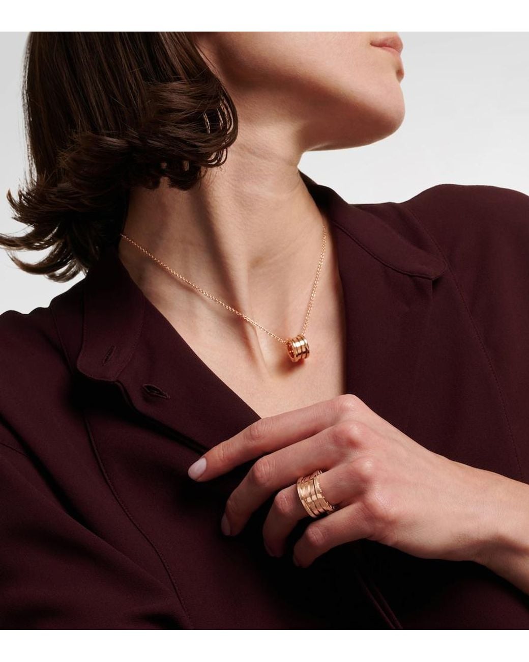 BVLGARI Metallic B.Zero1 18Kt Rose Ring