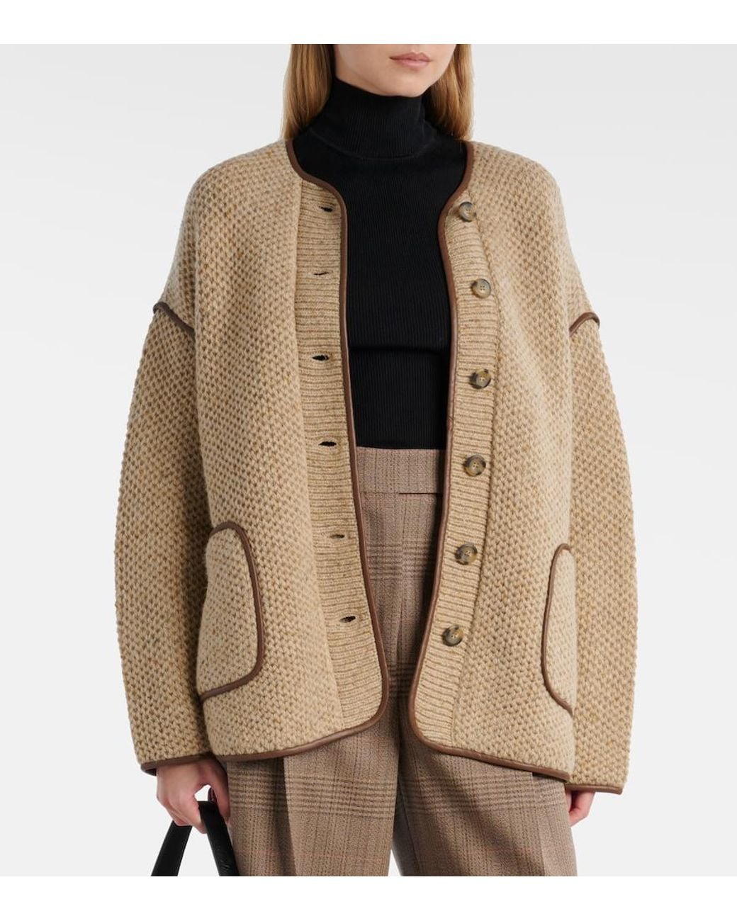 Altuzarra Natural Medrano Wool-Blend Jacket