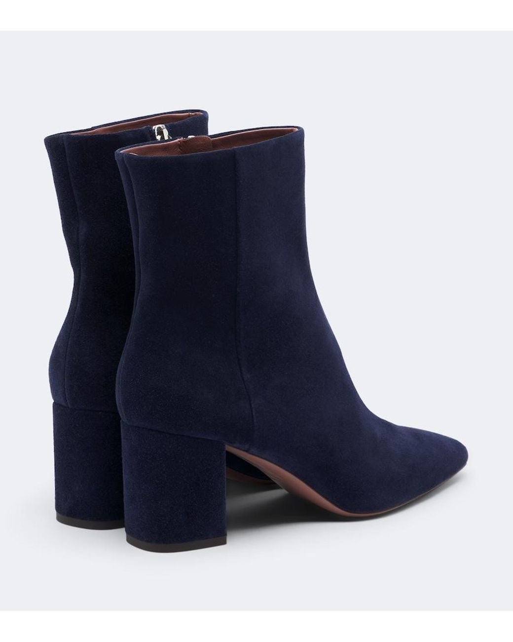Paris Texas Blue Anja Suede Ankle Boots
