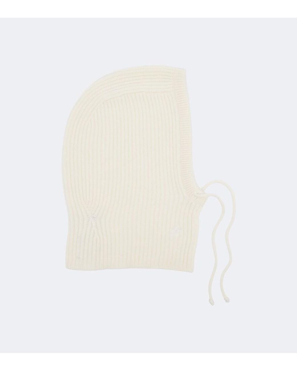 Perfect Moment White Wool And Cashmere Balaclava
