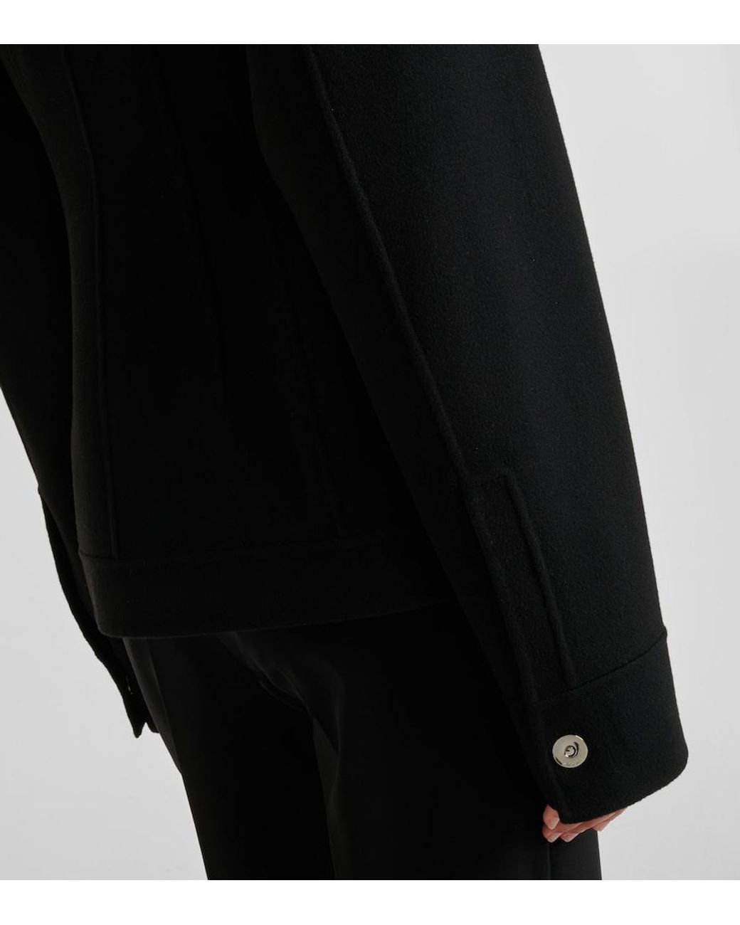 Sportmax Black Virgin Wool Jacket