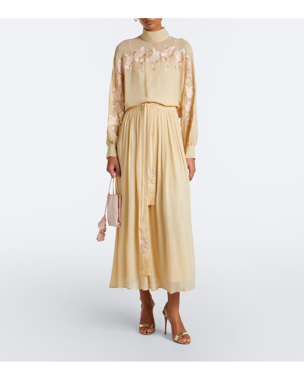 Zimmermann Natural Valiant Embroidered Blouse